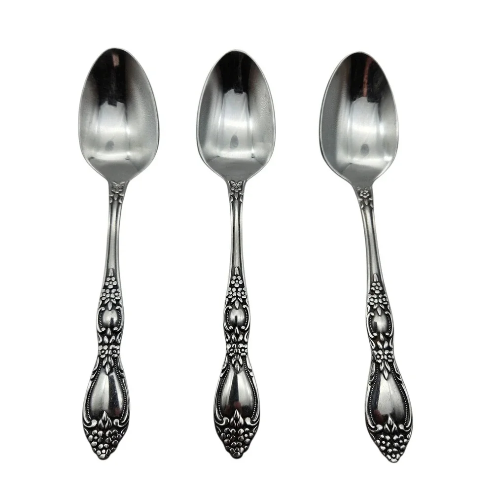 Oneida Wm. A. Rogers Huntington English Garden Stainless Flatware 8 pc Lot